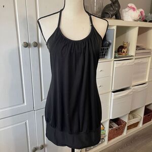 Lululemon No Limits Racerback Loose Activewear Workout Yoga Tank Top Black Small